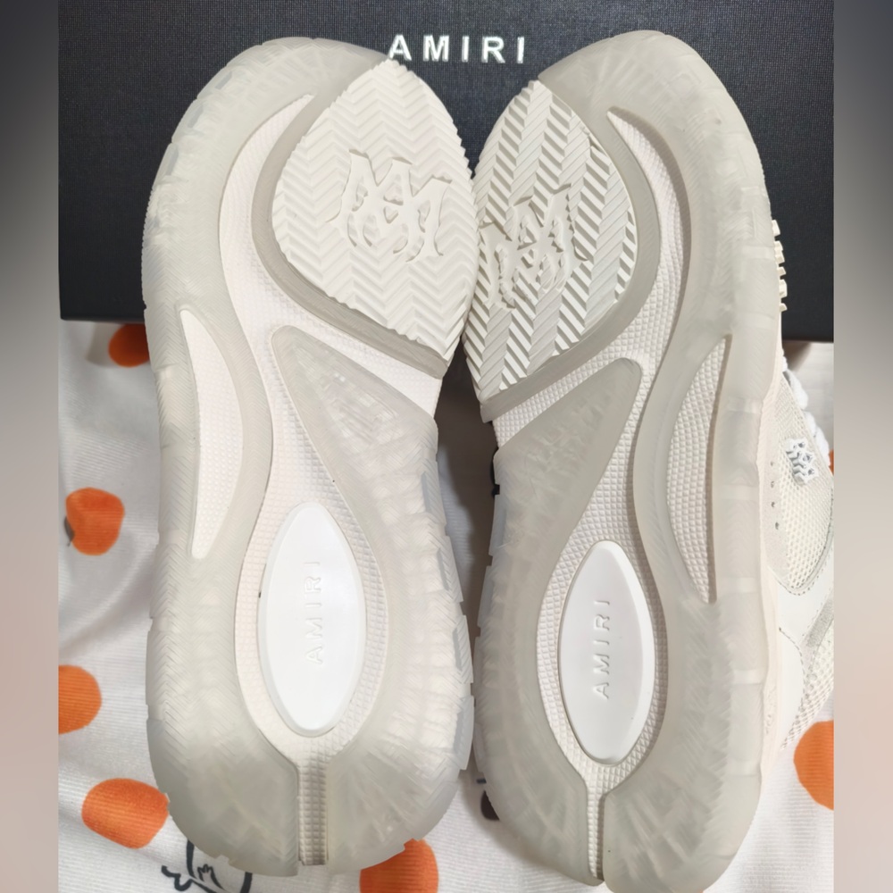 AMIRI White Low-Top Sneakers - Picture 9 of 11